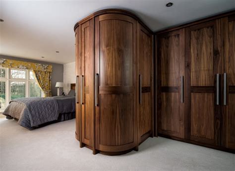 Walnut Bespoke Fitted Bedroom Charnwood Kitchens
