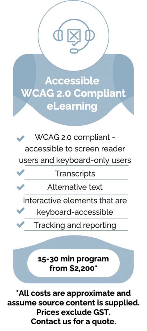 Accessible Wcag 22 Compliant Elearning Instructional Design Australia