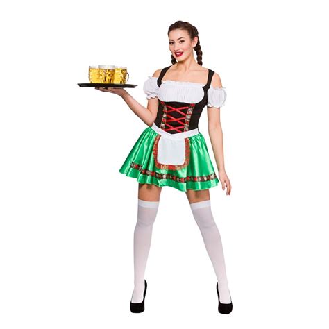 ladies sexy beer girl wench oktoberfest bavarian maid fancy dress costume outfit ebay