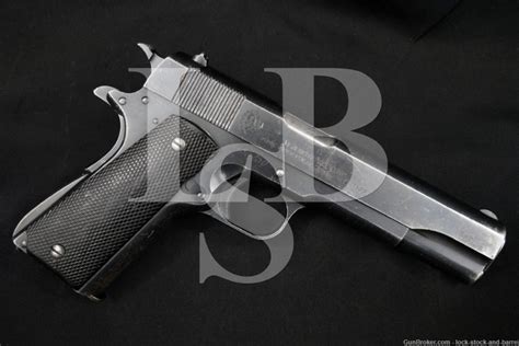 Dgfm Fmap Argentine Army 1911 Sistema Colt 1927 45 Acp Pistol Mfd 1952