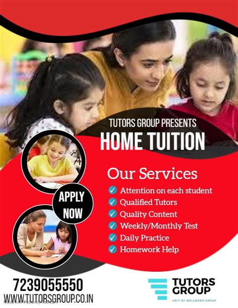 Home Tuition Tuition Classes Tuition Poster Tuition