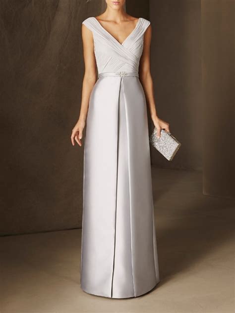 Sheath Column Evening Gown Elegant Dress Wedding Guest Formal Evening Floor Length Sleeveless
