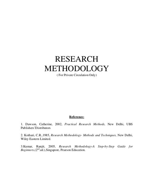 How can it be defined? Research methodology