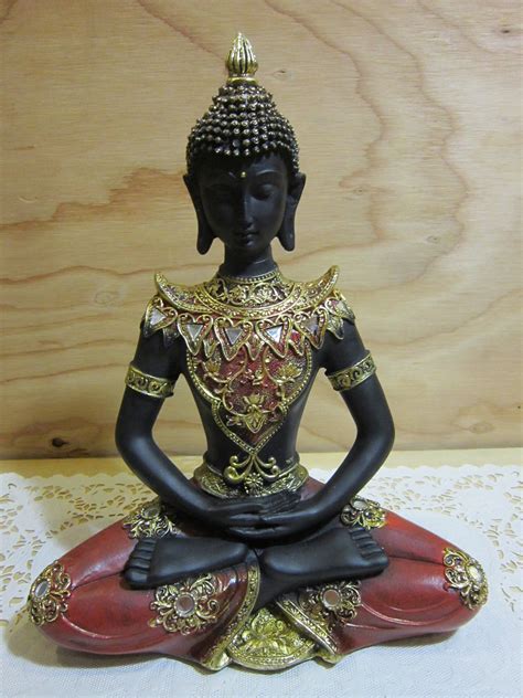 Meditating Spiritual Buddha Statue Meditation Calming Buddha Etsy
