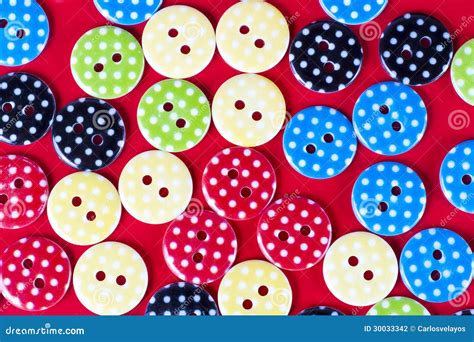 Colored Buttons Stock Photo Image Of Crafts Texture 30033342