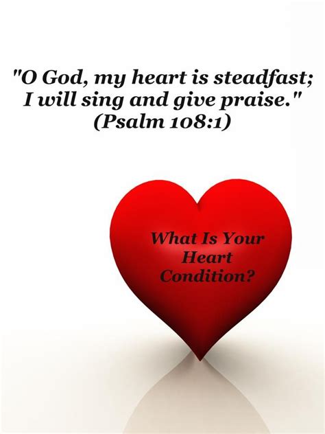 A Steadfast Heart Is In Tune With The Lord Faithful And Devoted What