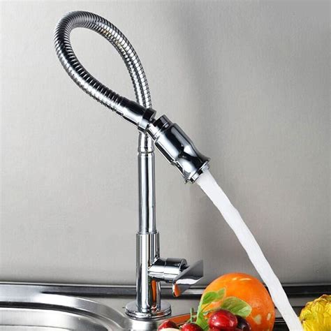 Product titlemagnus sinks single handle gooseneck kitchen faucet. China Stainless Steel Kitchen Sink Faucet Pull Down Single ...