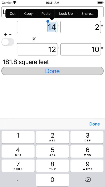 Square Feet Calculator Utility By Robert Winkelman
