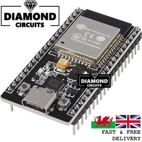 Nodemcu Esp32 Wroom 32 Type C Ch340c Development Board Dual Core Wifi