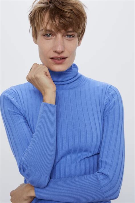 Zara Ribbed Turtleneck Sweater 03471114 V2020