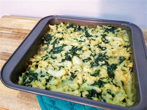 Cauliflower Spinach Bake An Imperfect Vegan