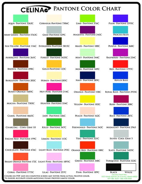 Printable Pantone Color Chart Web Pantone® Color Bridge™ Cmyk Pc Page