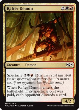 Great savings & free delivery / collection on many items. Rafter Demon - Creature - Cards - MTG Salvation
