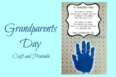 Easy Grandparents Day Crafts For Kids Handprint Craft Artofit