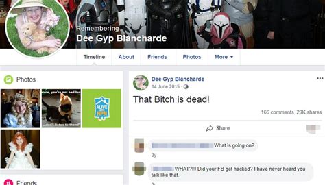 That Bitch Is Dead Post Announcing Murder Of Dee Dee Blanchard