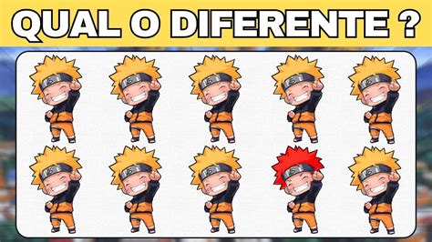 Quiz Naruto Encontre O Diferente Edição Naruto 🍥 Fácil Médio