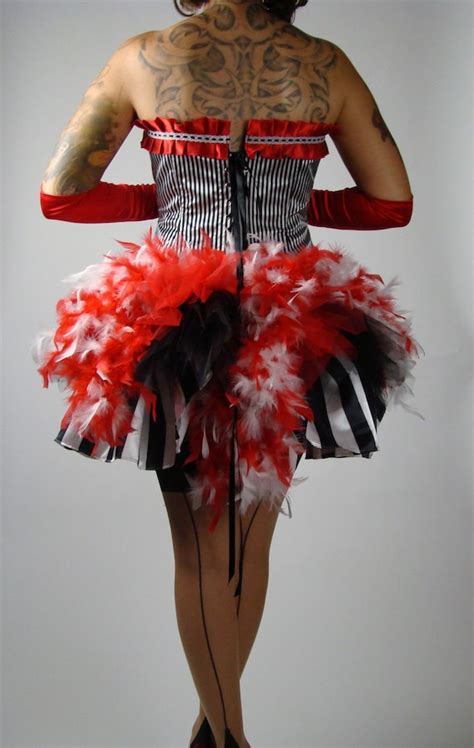Burlesque Costume Cigarette Girl Costume Pin Up Girl Moulin