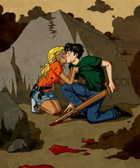 Percabeth First Kiss Percy Jackson Percy Jackson Art Percy Jackson Fan Art