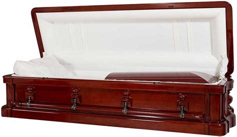 Best Price Caskets 8865fc Solid Mahogany Full Couch Carved Top W