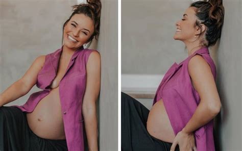 Talita Younan mostra barriga de grávida Por incrível que pareça não