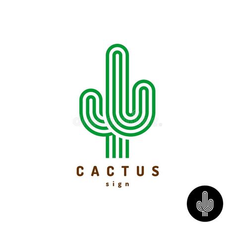 Cactus Logo Template Vector Stock Vector Illustration Of Pear Group