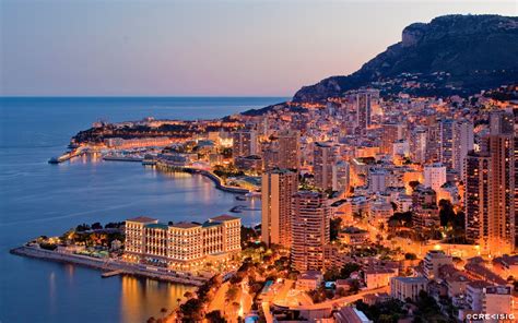 Warm City Lights In Monaco Crevisio Branding And Photography Agency