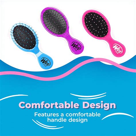 Buy Wet Brush Multi Pack Squirt Detangler Hair Brushes Pink Purple And Blue Pack Mini