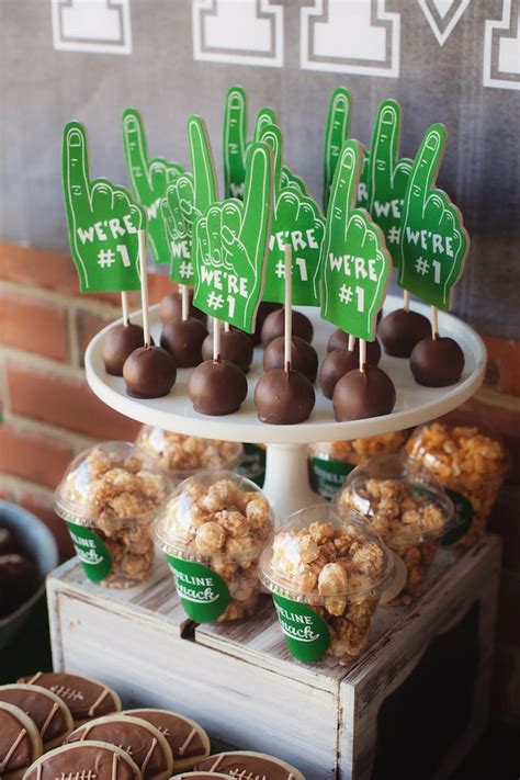 Diy soccer party decorating ideas thanks for watching. Kara's Party Ideas Tailgate Football Birthday Party | Kara ...
