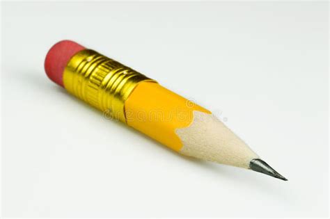 Short Pencil That Is Sharpened On Both Sides Stock Photo Image Of