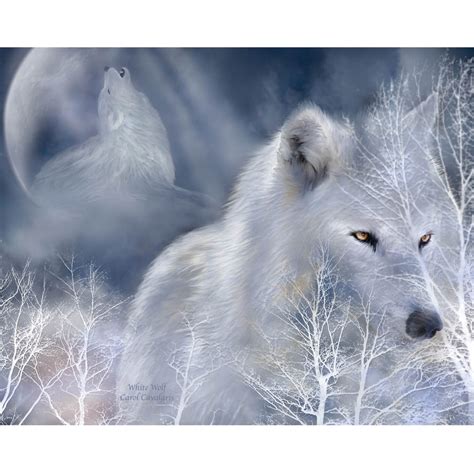Wallhogs Cavalaris White Wolf Wall Mural And Reviews Wayfair