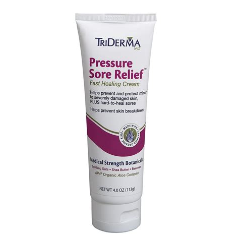 Triderma Pressure Sore Relief Cream 4 Ounce Tube