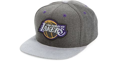 Find threads that let you channel a. Mitchell & Ness 'los Angeles Lakers' Snapback Cap in Slate ...