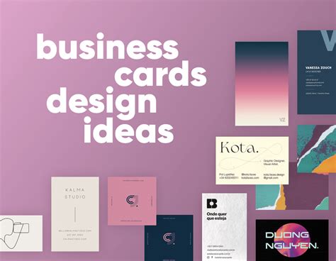 50 Business Card Design Ideas To Inspire Your Creativity