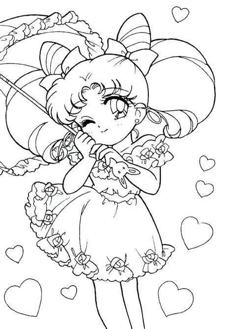 Anime Coloring Pages Sailor Moon Sailor Moon Coloring Pages Moon