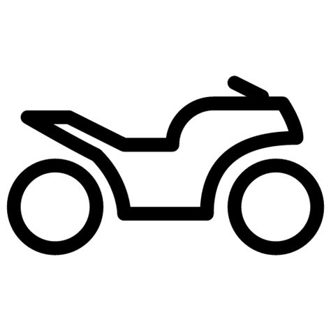 Motorcycle Icon Line Iconpack Iconsmind