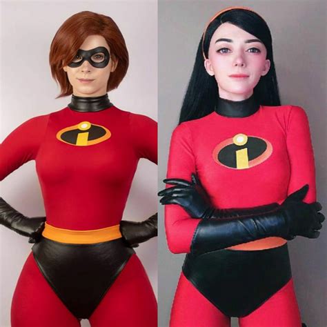Elastigirl By Enjinight And Violet Parr By Olkaaklo R Cosplaygirls