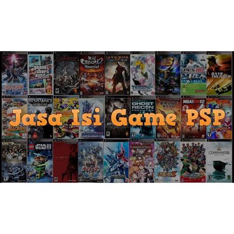 Jual Jasa Isi Game Psp Jailbreak By Request Shopee Indonesia