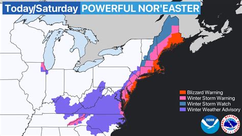 Northeast And Mid Atlantic May See Blizzard Conditions Dangerously Cold