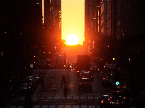 Manhattanhenge Is New York Citys Very Own Solstice And Its Today