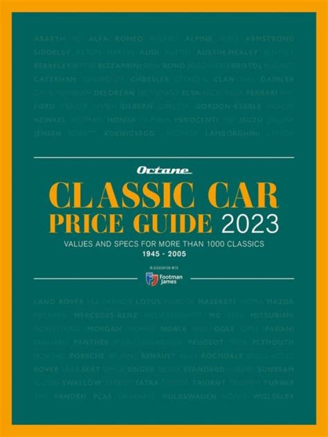 Classic Car Price Guide 09 June 2023 Download Free Pdf Magazine