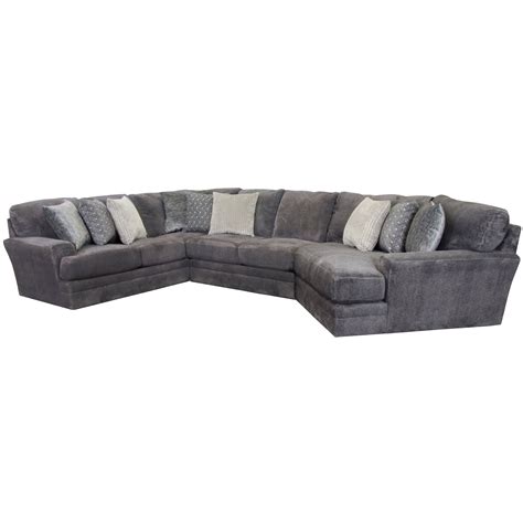 Jackson Furniture Mammoth 3 Piece Sectional With Rsf Piano Wedge