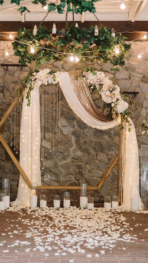 Mia Saved To MiaElegant Modern Wedding Ceremony Arch Backdrop Modern