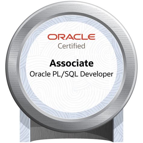 Oracle PL SQL Developer Certified Associate Credly