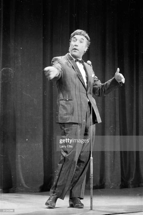 British Comedian Frankie Howerd On Stage At The Royal Variety Show