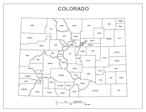 Colorado Labeled Map