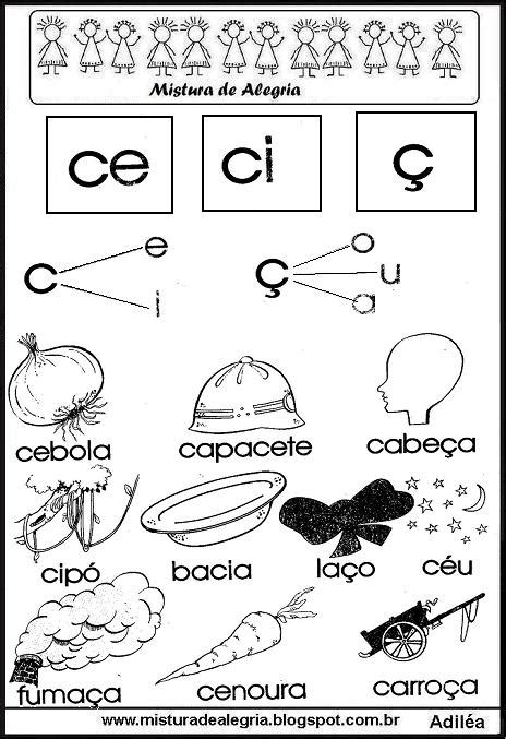 Cartilha De AlfabetizaÇÃo Infantil FamÍlias SilÁbicas Mistura De Alegria