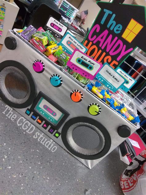 Boom Box Candy Display 80s Party Decorations 80s Birthday Parties