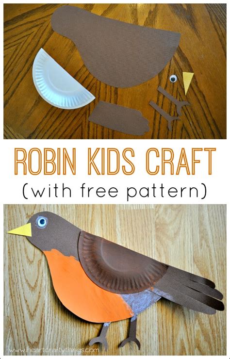 Robin Bird Craft I Heart Crafty Things