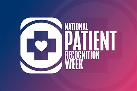 national patient recognition week holiday concept template for background banner card poster