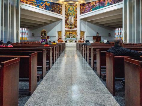 Parroquia Santuario Nuestra Senora De Guadalupe Peru Foto Editorial